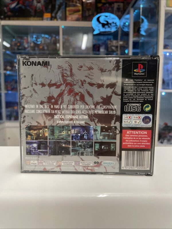 SONY PS1 Metal Gear Solid + Demo SILENT HILL Playstation PAL ita RARO - immagine 3