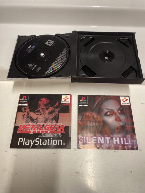 SONY PS1 Metal Gear Solid + Demo SILENT HILL Playstation PAL ita RARO - immagine 8