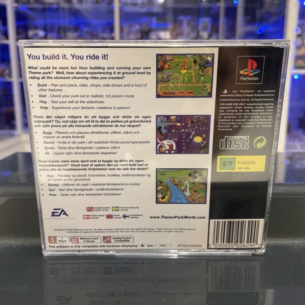 SONY Ps1 EA Theme Park World Sony Playstation Classics Pal - immagine 3