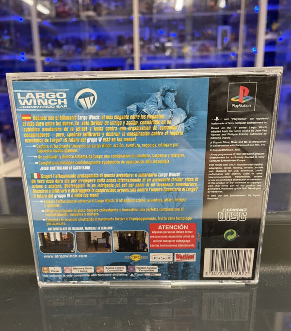SONY Ps1 Largo Winch Commando Sar Ubisoft Sony Playstation Pal ita - immagine 3