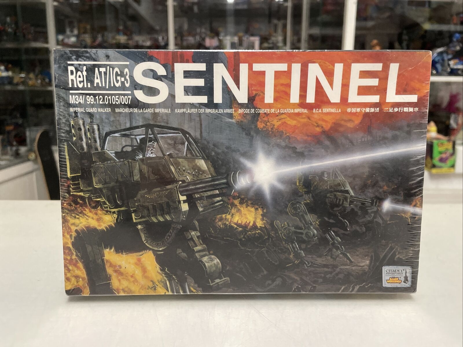 Sentinel-Imperial-Guard-Walker-Metal-NEW-In-Sealed-Box-OLDHAMMER-134080745433