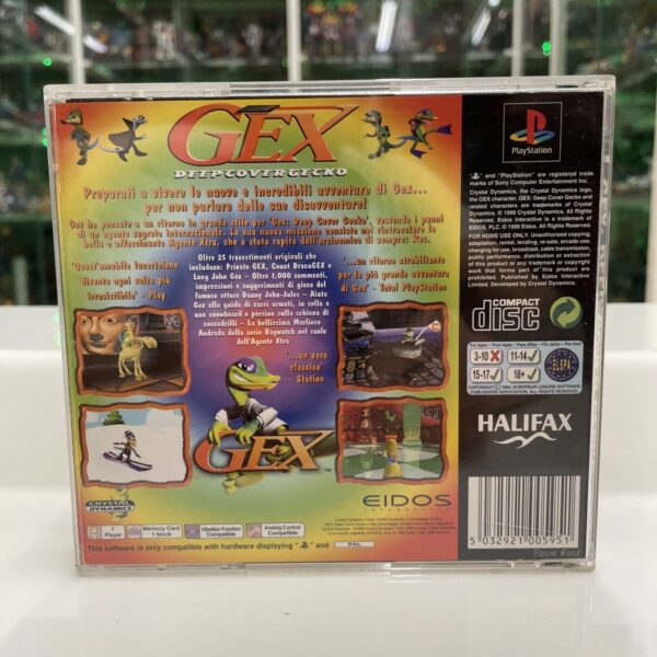 Sony PS1 Playstation 1 - GEX Deep Cover Gecko  -  PAL ita - immagine 3