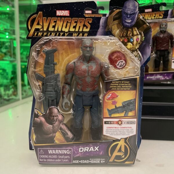 TOY BIZ Marvel Avengers Infinity War Figure Gamora Star Lord Drax Groot 15 cm - immagine 4