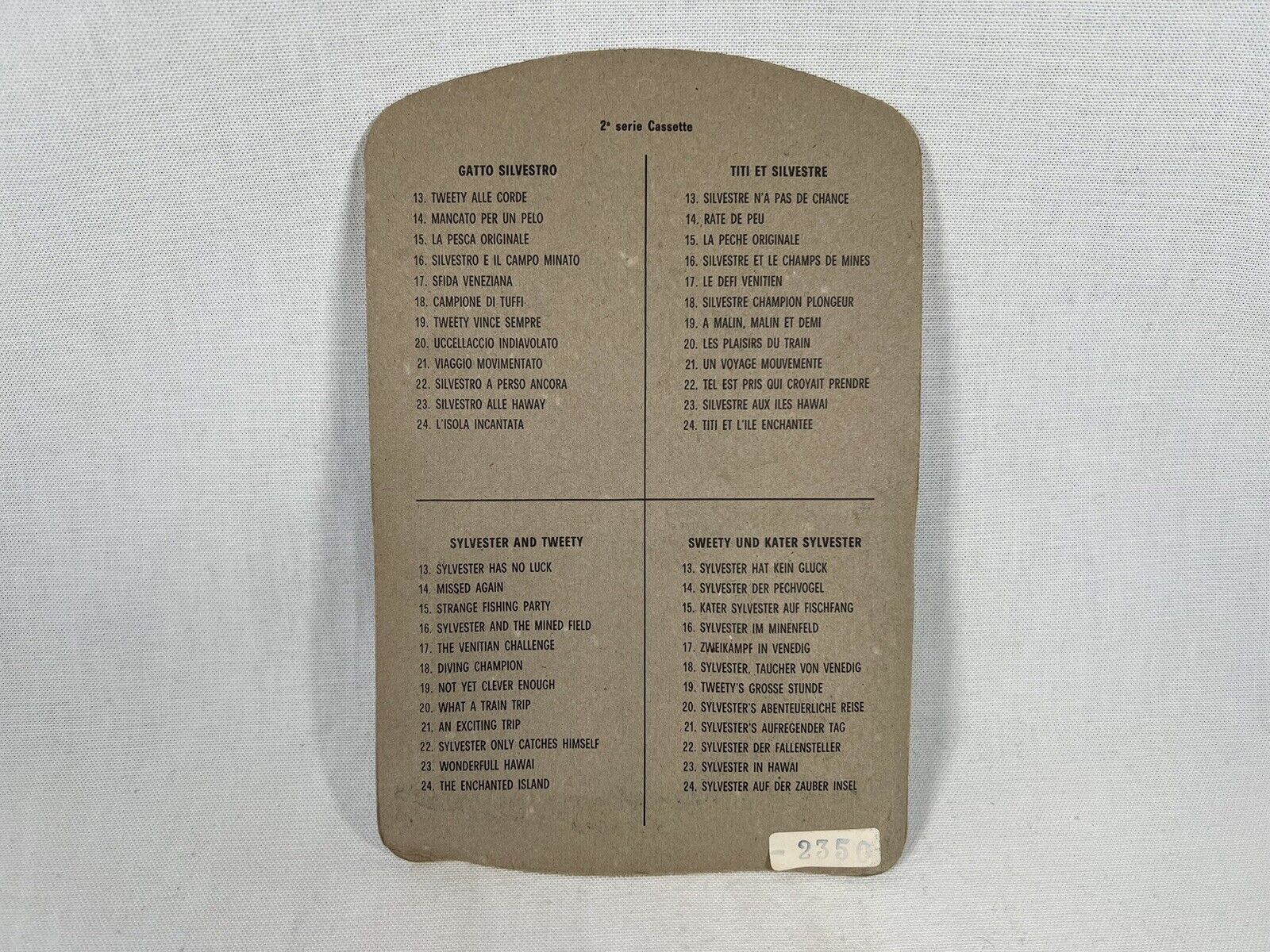 videomatic super 8 bobine a circuito n.17 silvestro Sfida Veneziana - immagine 4