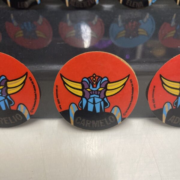 Adesivo sticker vintage GOLDRAKE Grendizer RAI con Nome - immagine 4