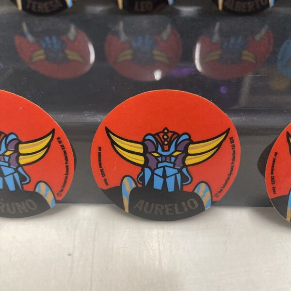 Adesivo sticker vintage GOLDRAKE Grendizer RAI con Nome - immagine 5