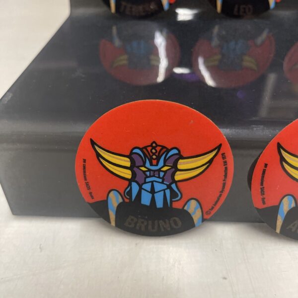 Adesivo sticker vintage GOLDRAKE Grendizer RAI con Nome - immagine 6