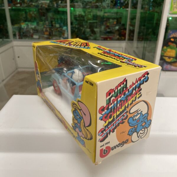 BURAGO - Puffi Schtroumpfs Schlumpfe Smurfs - Jeep Nuova - immagine 3