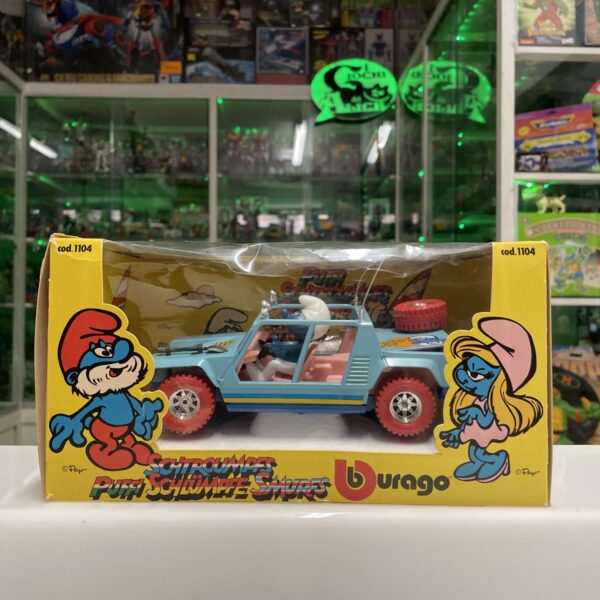 BURAGO - Puffi Schtroumpfs Schlumpfe Smurfs - Jeep Nuova