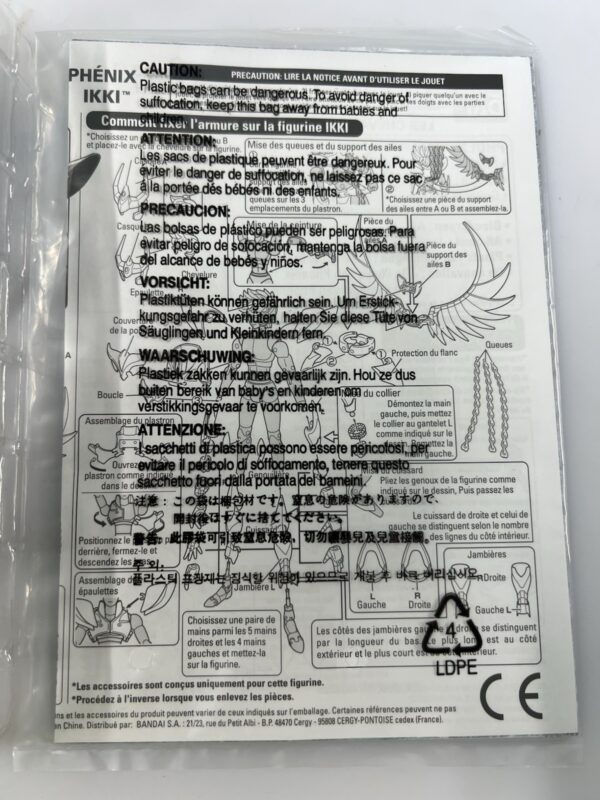 Bandai Myth Cloth - Hades Series - Ikki Phoenix V3 French Ver. With sleeve box - immagine 11