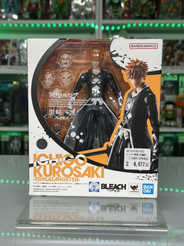 Bandai SH Figuarts BLEACH Ichigo Kurosaki Tensazangetsu Ver. - immagine 3