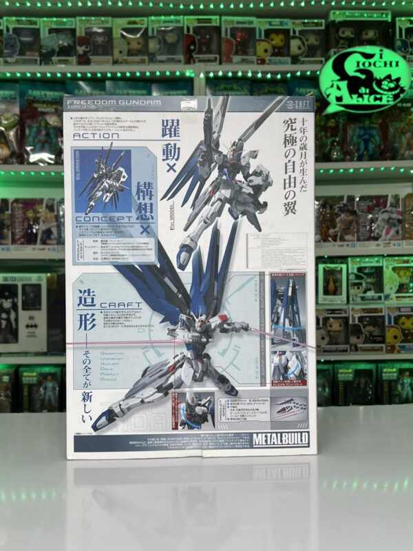 Bandai Serie Metalbuild Freedom Gundam ZGMF-X10R - immagine 3