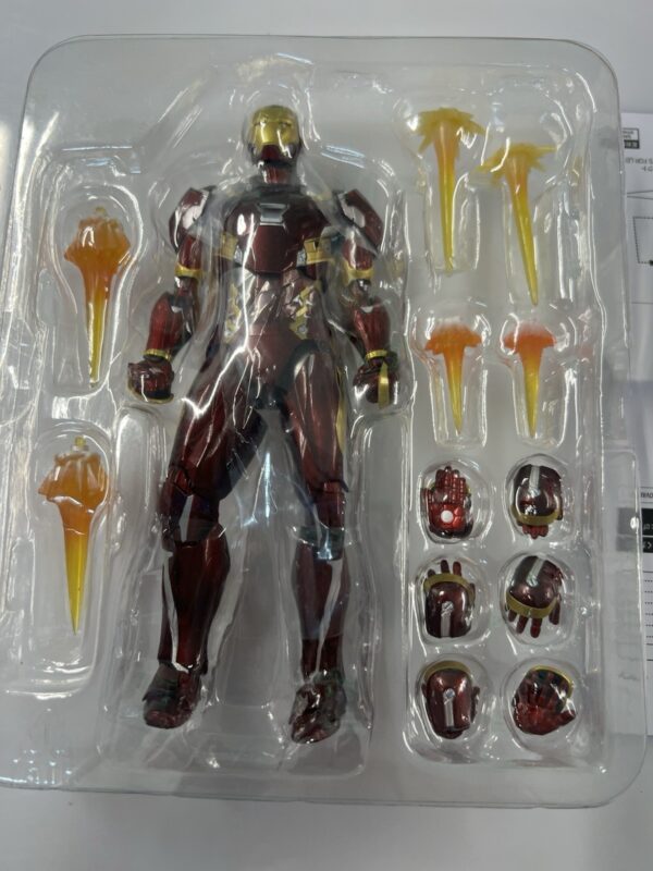 Bandai sh figuarts Marvel Civil Wars - Captain America Vs Iron Man Mk-46 - immagine 21