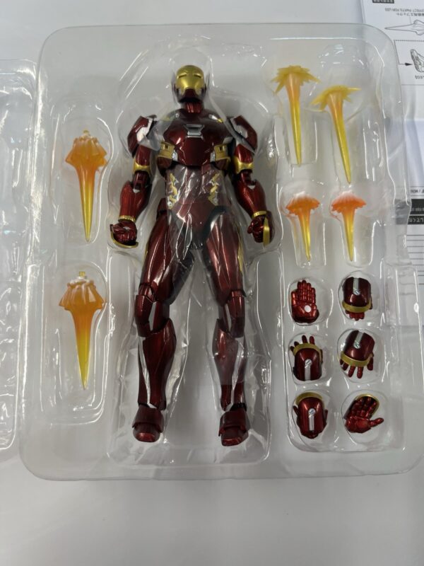 Bandai sh figuarts Marvel Civil Wars - Captain America Vs Iron Man Mk-46 - immagine 22