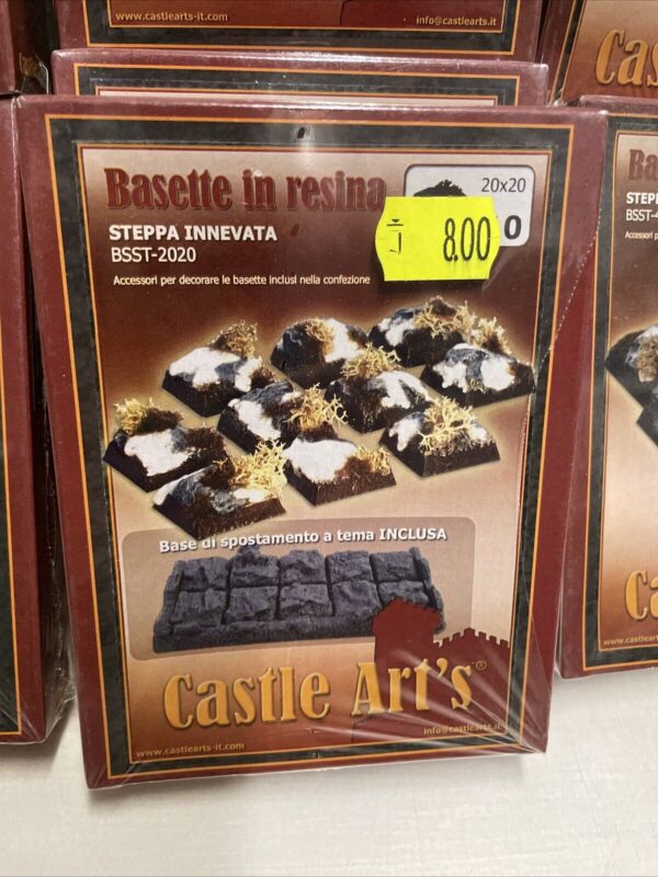CASTLE ART'S BSRV- Basette in Resina Effetto STEPPA INNEVATA Lotto D - immagine 3