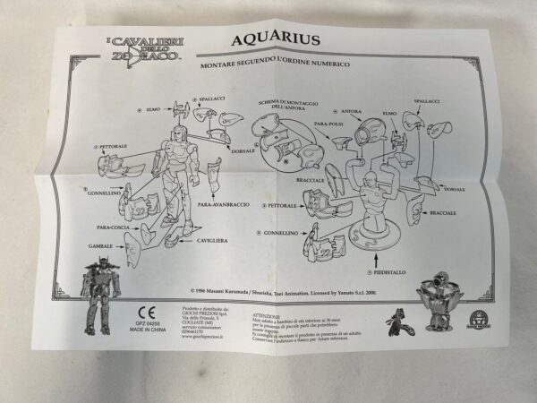 Giochi Preziosi I Cavalieri Dello Zodiaco Saint Seiya Die Cast - Aquarius Camus - immagine 9