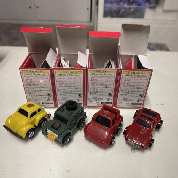 Hasbro Takara  Transformers Collection Autobot Minicars Keychain set di 4 Pz - immagine 8