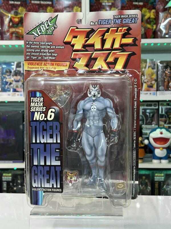 Kaiyodo Tiger Mask Uomo Tigre Series N.6 Tiger The Great Grande Tigre Bianca - immagine 3