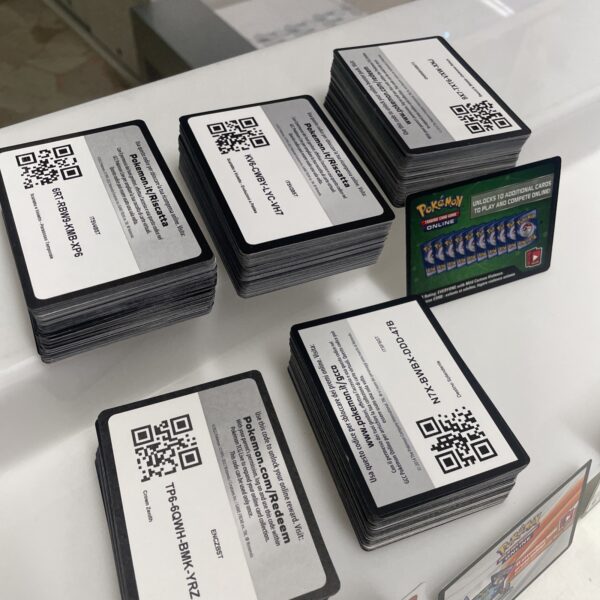 Lotto Carte Pokemon CODICE - TCG On Line - 500 carte Codici - immagine 3