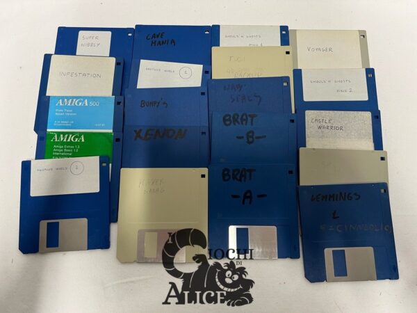 Lotto Floppy Disk 20 Pezzi Per Commodore Amiga 500