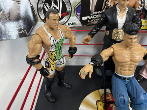 Lotto Wrestlers John Cena Rey Mysterio Con Ring - immagine 5