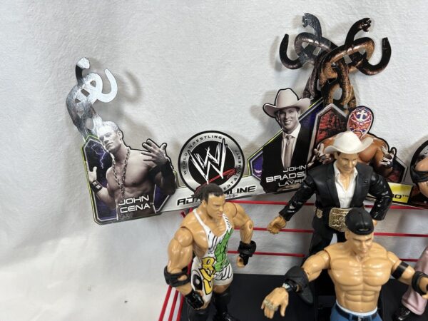 Lotto Wrestlers John Cena Rey Mysterio Con Ring - immagine 8