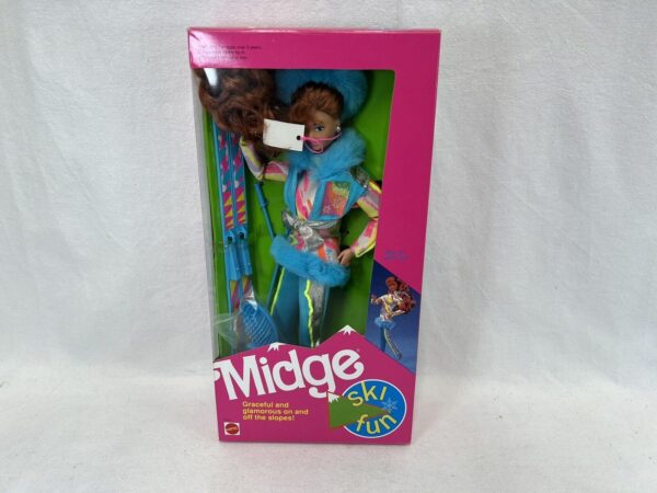Mattel Barbie 1990 Midge Ski Fun Nrfb - immagine 3