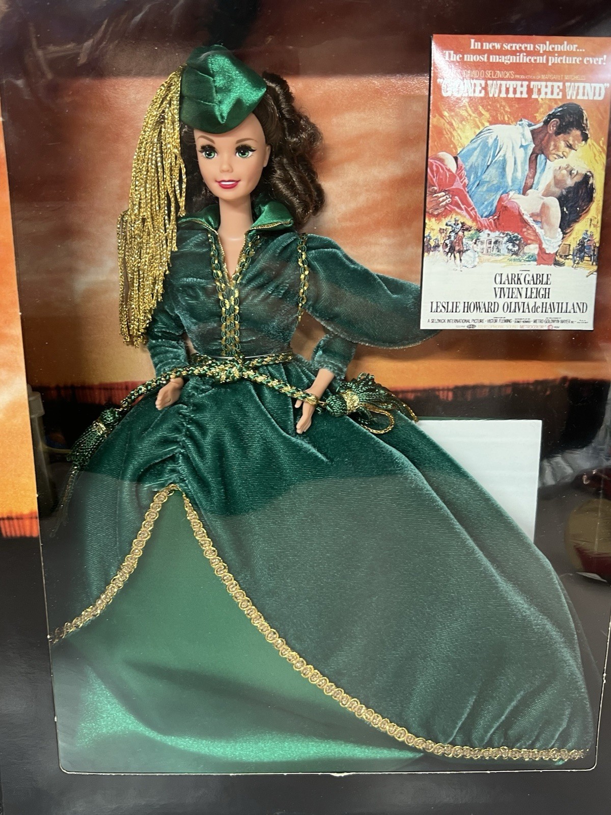 Mattel Barbie Hollywood - Scarlett O'Hara Gone with the wind via col vento - immagine 9