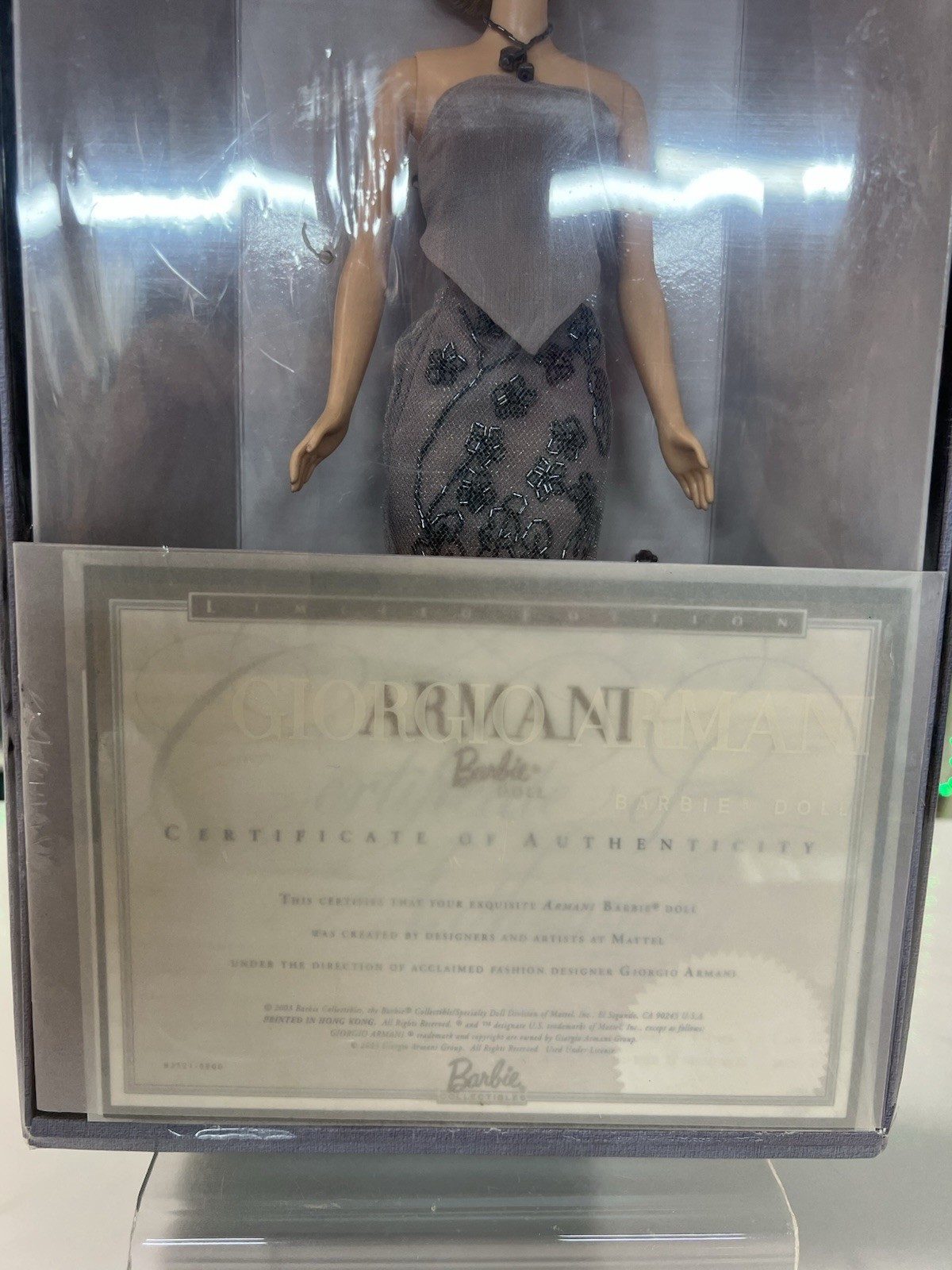 Mattel Barbie - Limited Edition - Barbie Collectibles Giorgio Armani 2003 - immagine 7