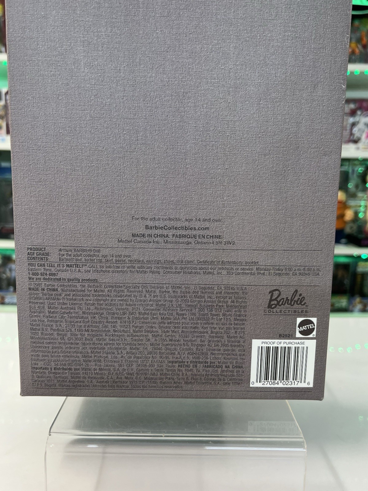 Mattel Barbie - Limited Edition - Barbie Collectibles Giorgio Armani 2003 - immagine 9