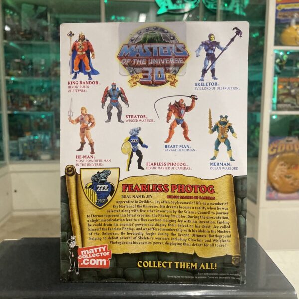 Mattel FEARLESS PHOTOG Matticollector MOTUC Masters of the Universe Classic NEW - immagine 5