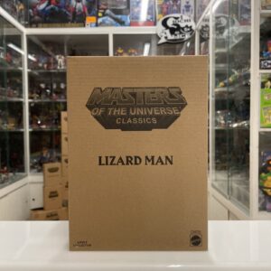Mattel LIZARD MAN Super 7 MOTUC Masters of the Universe Classic NUOVO