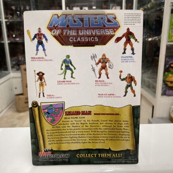 Mattel LIZARD MAN Super 7 MOTUC Masters of the Universe Classic NUOVO - immagine 5