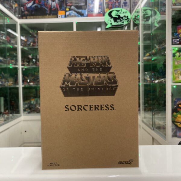 Mattel SORCERESS Filmation Super 7 MOTUC Masters of the Universe Classic NUOVO