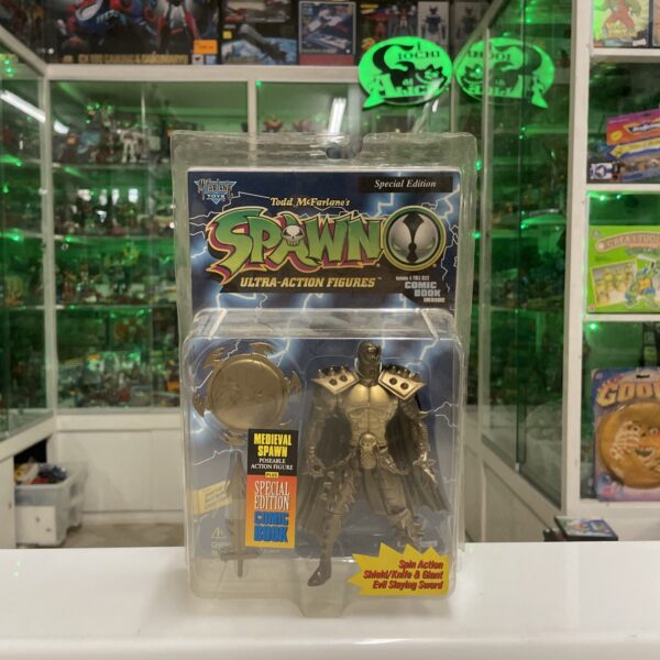 McFarlane Toys Gold Medieval Spawn Special Edition  Action Figure 1995