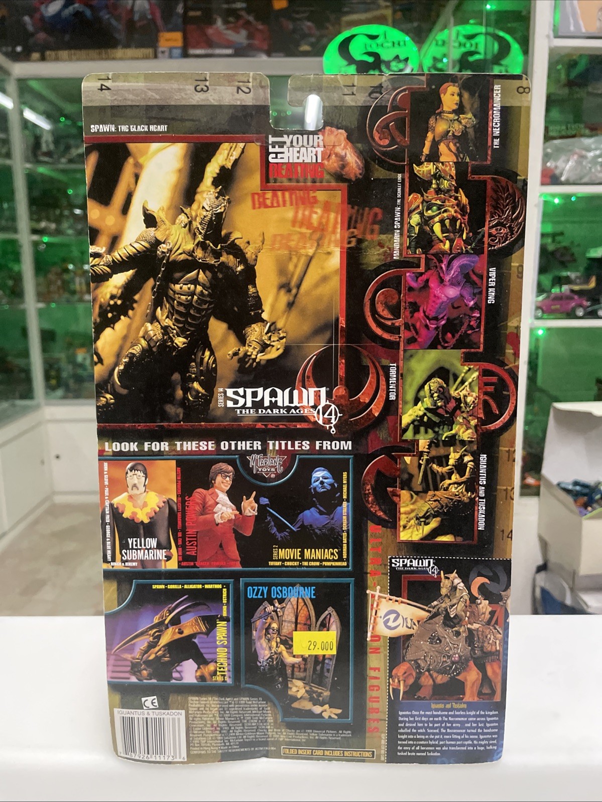 Mcfarlane Toys - Spawn - Series 14 - Iguantus And Tuskadon - Nuovo Sealed - immagine 4