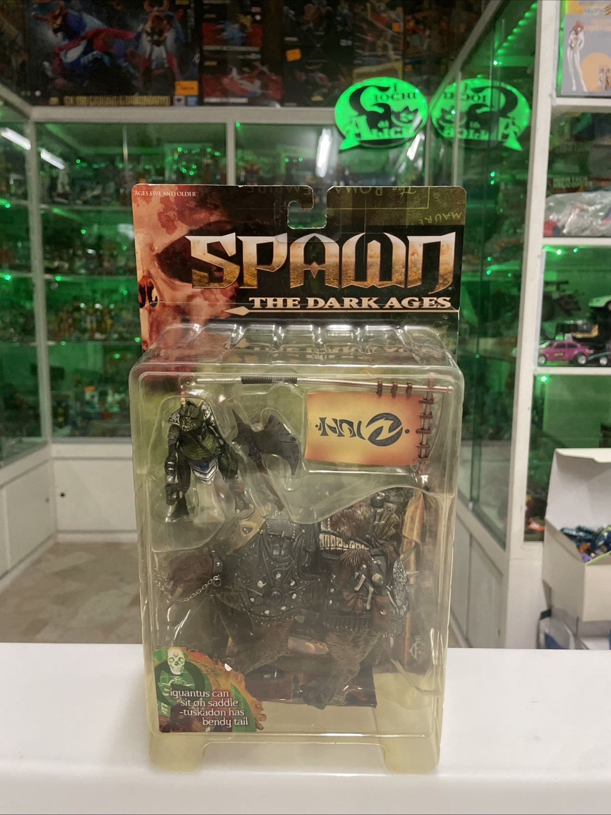 Mcfarlane Toys - Spawn - Series 14 - Iguantus And Tuskadon - Nuovo Sealed