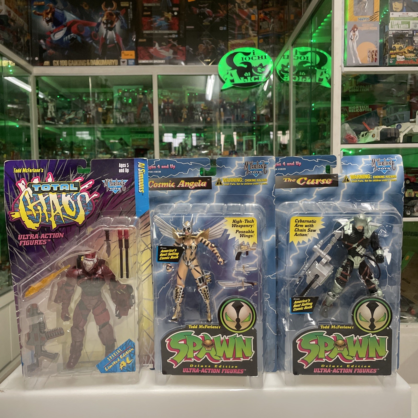 Mcfarlane Toys -lotto Spawn - 3 Action Figure - Nuove Sealed