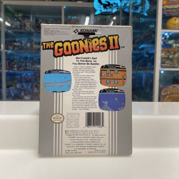 NINTENDO NES - The Goonies 2 - GIG Electronics  TESTATO -  PAL A - immagine 3