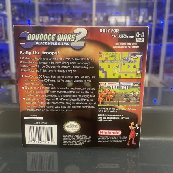 Nintendo Game Boy Advance ADVANCE WARS 2 Black Hole Rising NTSC - immagine 3
