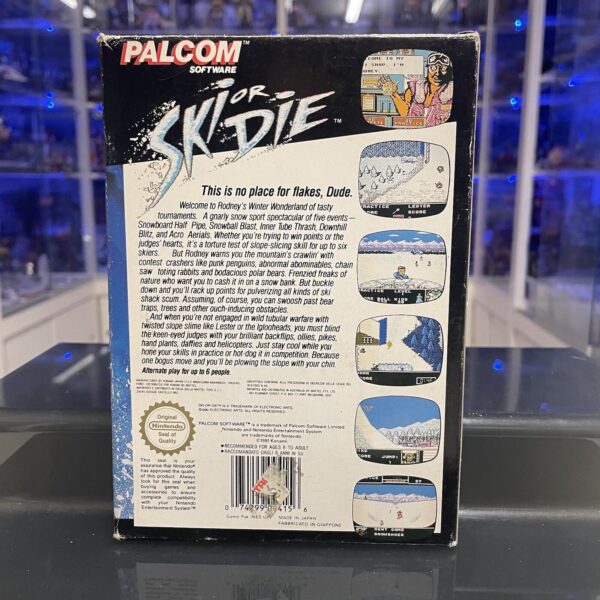 Nintendo NES Ski or Die Nintendo MATTEL PAL A ITA - immagine 7