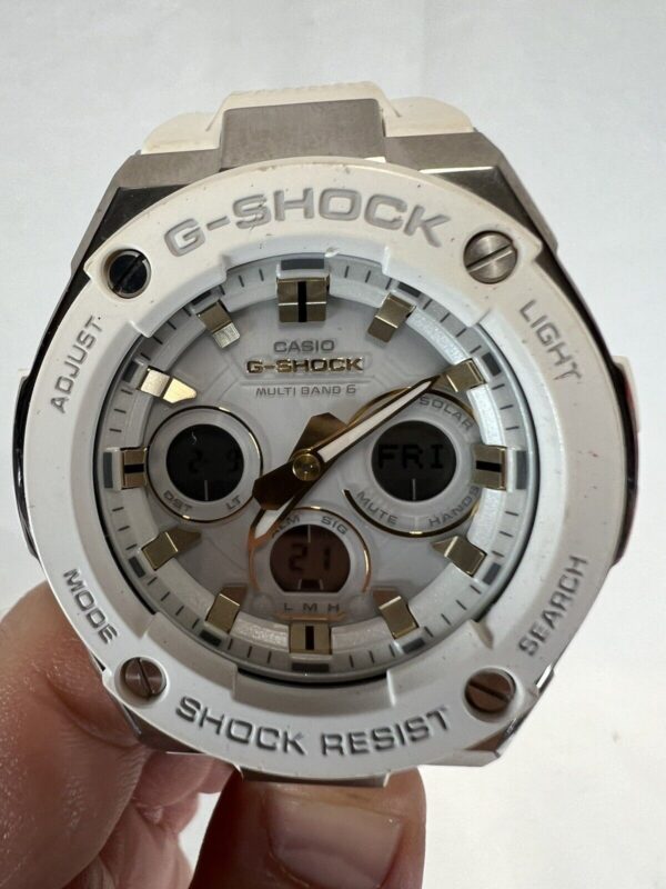 Orologio Casio Radio Solar G-Shock GST-W300 White Bianco - immagine 7