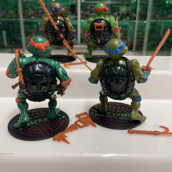 Playmates TMNT / Teenage Mutant Ninja Turtles - Don Miky Leo Raph Vintage Set - immagine 6