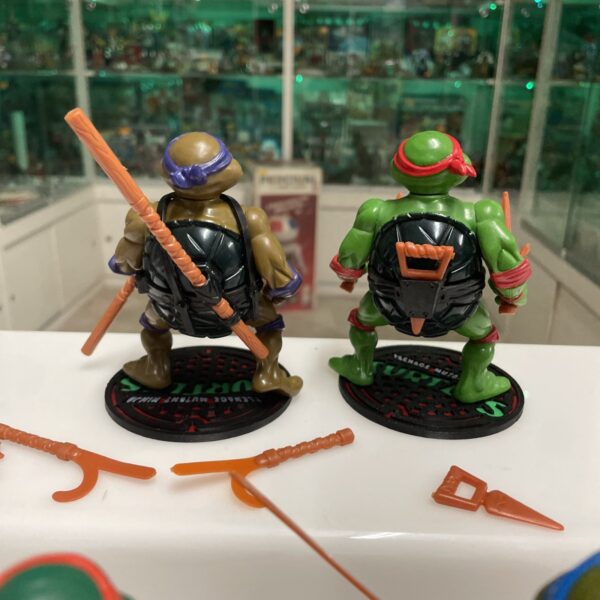 Playmates TMNT / Teenage Mutant Ninja Turtles - Don Miky Leo Raph Vintage Set - immagine 7