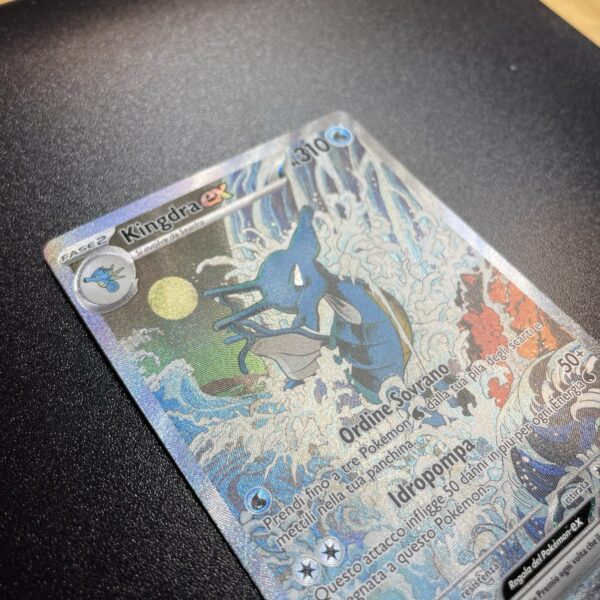 Pokemon KINGDRA EX #131 Scarlet & Violet Promo illustration  ENG - NM - tcg - immagine 4