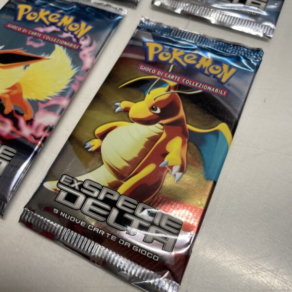 Pokemon Nintendo Ex Specie Delta Artset Sealed 4 Booster Pack ITA 2006 Tcg - immagine 5