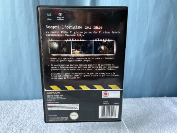 Resident Evil Zero Nintendo Gamecube Italiano Triangolo Blu - immagine 4