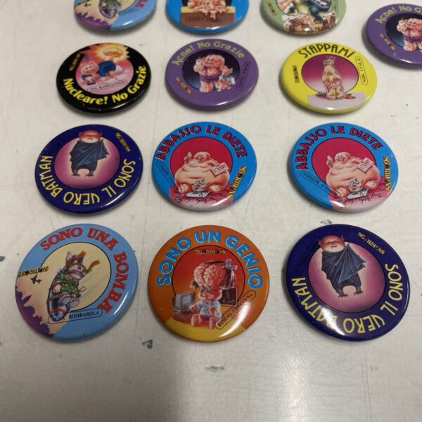 SGORBIONS Lotto Spille Pins Garbage Pail Kids medie 4,5 cm - immagine 3