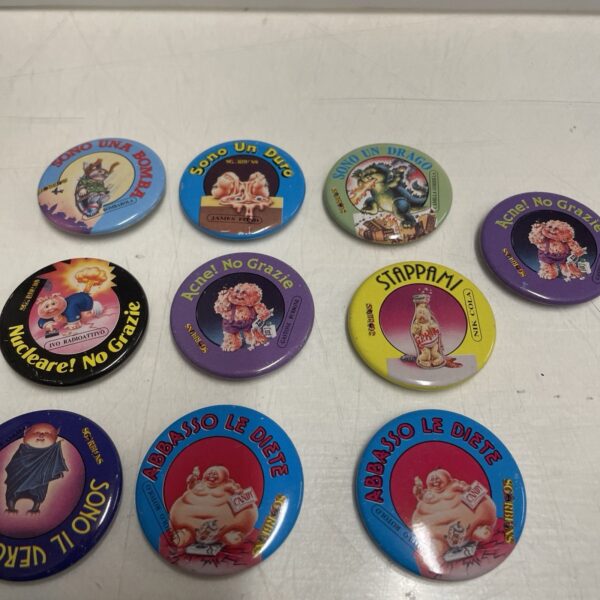 SGORBIONS Lotto Spille Pins Garbage Pail Kids medie 4,5 cm - immagine 4