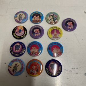 SGORBIONS Lotto Spille Pins Garbage Pail Kids medie 4,5 cm